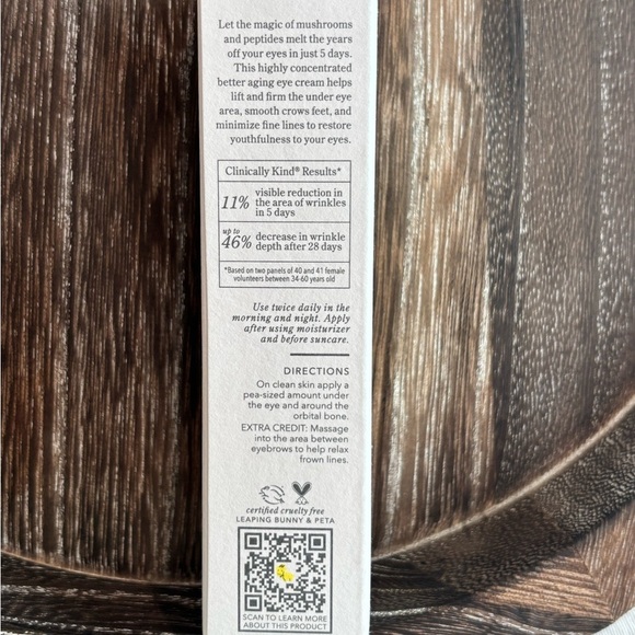 Beekman 1802 Mushroom Milk Wrinkle-Smoothing Eye Cream • 0.68 fl oz • NEW - Picture 5 of 7